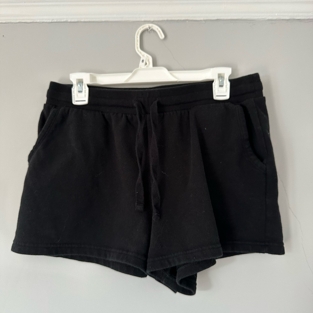 Colsie Black Athletic Shorts with Elastic Waistband